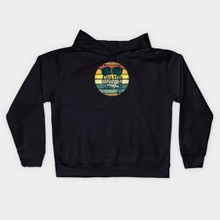 Vintage Aviator Squad 1973 Kids Hoodie